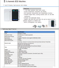 3 6 12 Channel 12 Lead 7 Inch Touch Screen Ecg Ekg Machine Optional Pc Software
