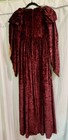Renaissance Fair Princess Gown Costume Dress S m Velvet Gold Medieval Regal