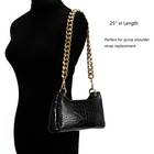 25 Inch Trendy Chunky Metal Chain Purse Handle Shoulder Strap Replacement For