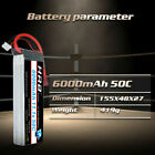 2pcs 11 1v 3s 6000mah Lipo Battery Deans For Drone Car Truck Helicopters Fpv
