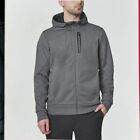 Mondetta Men s Softshell Active Hooded Full Zip Jacket Charcoal Medium  m 