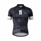 Rapha Mens Short Sleeve Cycling Jersey Black Purple Coolmax Full Zip Large New