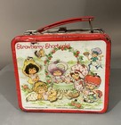Strawberry Shortcake 1981 Metal Lunchbox Red Handle Collectible