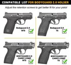 Iwb Kydex Holster For S w Bodyguard 2 0 Concealed Carry With Claw Optic Cut rh