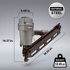 Master Mechanic Pneumatic 34 Degree Clipped Head Paper Collated Framing Nailer