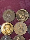 Presidential Bronze Medals Lot Of 20 Different Presidents Washington To Reagan