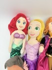 Disney Princess Plush Dolls Lot Bundle Ariel Aurora Moana Frozen Rapunzel 6 Pcs