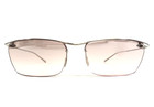 Vintage Oliver Peoples Sunglasses De Ville S Silver Frames Pink Gradient Lenses