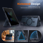 For Z Fold 6 Case With Privacy Screen Protector  Black
