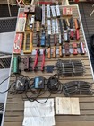 Vintage Train Set Lot Lionel Shell Texaco Santa Fe Tracks Transformers Mixed