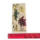 Unused Vintage Greeting Card Happy Thanksgiving Leaves Fall Glitter