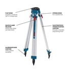 63 In  Aluminum Tripod For Rotary Laser Level W  Quick Clamp And Shoulder Strap