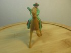 Vintage Western Old West Wrangler Cowboy Horse Plastic Mold Retro Toy Figure