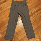 True Vintage East German Pants Mens 34x30 Wool Military Trousers 60s Army Nva