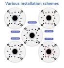 2pcs Waterproof Junction Pc Box Cctv Bullet Dome Camera Wall Mount Bracket