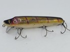 Vintage Original Heddon Wood Vamp Fishing Lure Crankbait Pike Scale Antique