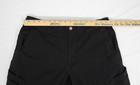 Men s Black Carhartt Ripstop Button Zip Utility Scrub Pants  Lrg Short  C564185