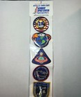 New Unopened  Patch Set Of 12 Apollo Emblems Kennedy Space Center 3  Nasa Nos