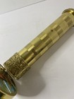 Kaleidoscope Brass Vintage Stained Glass Handmade Decorative