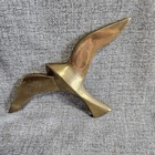 3 Vintage 1970s Brass Birds In Flight Seagulls Wall Hangings India Mcm Read 