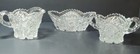 Vintage  Rare Set Of Imperial Glass Brilliant Cut   Star   Fan    