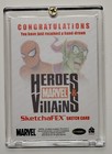 2010 Marvel Heroes   Villains  Sketch Card Lizard   Spider-man 1 1 By Pekar