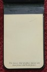 Rare Vintage 1954 Ibm  think  40th Anniversary Thomas Watson Leather Note Pad 
