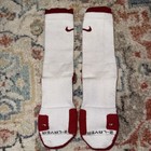 Nike Original Elite Crew Socks 2 Layer Red White Men s Large  8-12 