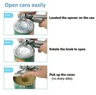 Can Opener Bottle Stainless Steel Heavy Duty Blades Strong Professional Chef New