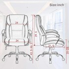 Big And Tall Office Chair 500lbs Wide Seat Ergonomic Desk Chair Task High Back E