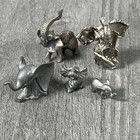 Lot Of 12 Vtg Spoontiques Cheddar   Co   Unbranded Mini Pewter Figurines Animals