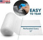 2 Pack Bubble Cushioning Wrap 12 Inch X 36 Feet - Large Plastic Packing Roll For