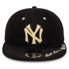 Ny Yankees New Era X Polo Ralph Lauren Black Retro Crown 9fifty Strapback Hat