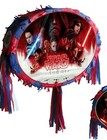 Birthday Pi  ata Party Theme Star Wars Smash Game Hit Galaxy Aliens Fight Jedi Uk