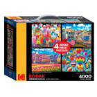 Kodak 1000 Piece Adult Jigsaw Puzzle 4 Pack  4000 Total Pieces