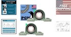Certified 1  Self-aligning Pillow Block Bearings - Chrome Steel  Pack Of 2