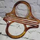 Vintage Handbag Handles Lucite Tortoise Shell Pair Diy Mcm Sew Crafts