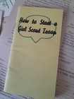 Rare Vintage 1940 Girl Scout Equipment Catalog W troop Forms registrations more
