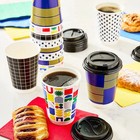 Insulated Hot Cups With Lids 12 Oz  40 Count  Disposable Paper Coffee Cups For