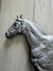 Vintage 1950 s Mcm Aluminum Screen Storm Door Thoroughbred Race Horse Plaque