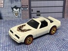 Hot Wheels Hot Bird Super Off White Custom Real Riders Trans Am Firebird
