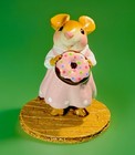 Wee Forest Folk M-722d Donut Sweetie - Pink  Retired  Fast Free Shipping      