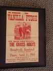 Original Handbill-vanilla Fudge grass Roots-bordwalk Bandshell-daytona Beach-68