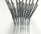New 10 Pcs Silver Color Metal Wire Clothes Garment Shirt Hangers 14  12g