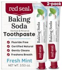Red Seal Baking Soda Toothpaste Fluoride-free Herbal Mint Fresh 3 5oz 2-pack