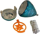 3 Pack Jumbo Cobra Spinning Top Set With 3 Assorted Color Toma Todo Mexican Trad