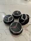 4pcs Mercedes Benz C63s E63s Cls63s Amg 60mm Black Chrome Center Caps Screw On