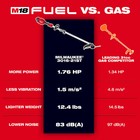 Milwaukee 3016-21stps M18 Fuel Quik-lok String Trimmer W  Pole Saw Attachment