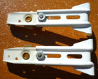  2  Graber Traverse Curtain Rod Center Support Bracket- Fits Super   Heavy Duty