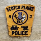 New Jersey Scotch Plains Police Patch Old Cheese Cloth
